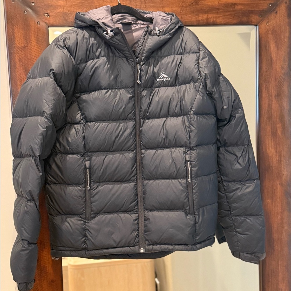 Macpac Charcoal Puffer Jacket